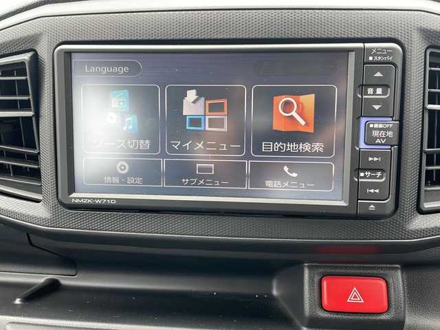 ダイハツ ミラ イース L SAⅢ 神奈川県 2021(令3)年 2.2万km ホワイト 純正SDナビ/CD/DVD/USB/ETC　/Bluetooth接続/パーキングアシスト　/トラクションコントロール　/ABS /横滑り防止装置　/レーンキープアシスト　/衝突被害軽減システム/ドアバイザー/純正フロアマット/オートライト