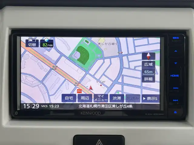 スズキ ハスラー G 道央・札幌 2018(平30)年 3.8万km クールカーキPM ・4WD/・衝突被害軽減ブレーキ/・社外ナビ/・フルセグ/BT/CD/DVD/・バックカメラ/・ETC/・シートヒーター/・アイドリングストップ/・ダウンヒルアシスト/・ミラーヒーター/・電格ミラー/・プッシュスタート/・スマートキー