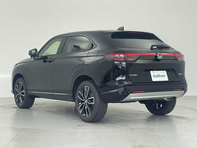 ホンダ ヴェゼル ハイブリッド e:HEV Z 愛知県 2025(令7)年 0.1千km クリスタルブラックパール 登録済未使用車/純正ナビ/・フルセグ/・Bluetooth/アダプティブクルーズコントロール/シートヒーター/電動リアゲート/バックカメラ/衝突軽減ブレーキ/誤発進抑制（前方・後方）/ブラインドスポットモニター/クリアランスソナー/レーンキープアシスト/ワイヤレス充電/ビルドインETC2.0/パドルシフト/純正アルミホイール