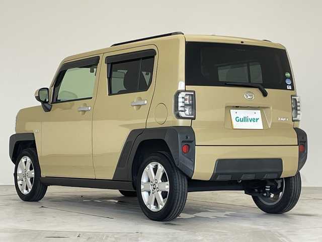 ダイハツ タフト G 愛知県 2020(令2)年 4.5万km サンドベージュメタリック 純正7インチSDナビ（あり）/ガラスルーフ/シートヒーター/バックカメラ/コーナーセンサー/純正アルミホイール/ルーフレール/LEDヘッドライト/ドライブレコーダー/ETC/衝突被害軽減ブレーキ/ワンセグTV/CD DVD/Bluetooth/ステアリングスイッチ/スマートキー/プッシュスタート