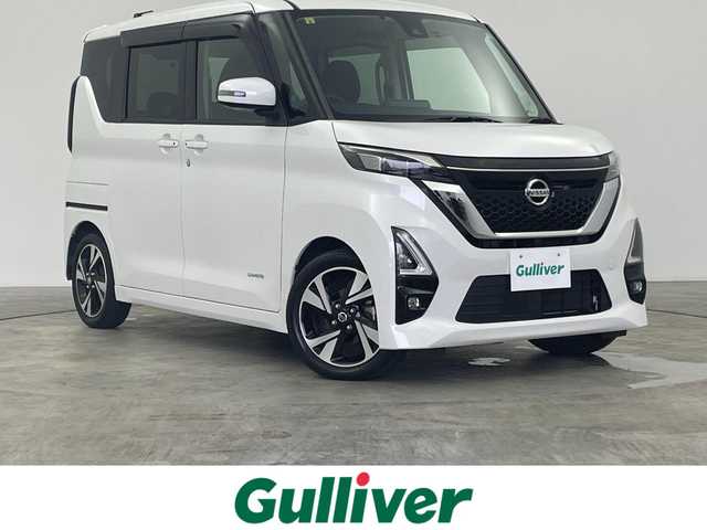 日産 ルークス HWS Gターボ プロパイロットED 群馬県 2020(令2)年 2.9万km ホワイトパール 純正９インチナビ　アラウンドビューモニター　両側パワースライドドア　ＬＥＤ　オートハイビーム　純正１５インチＡＷ　ステアリングリモコン　電子パーキング　オートブレーキホールド　ビルトインＥＴＣ　禁煙車
