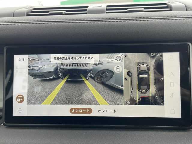 ランドローバー ランドローバー ディフェンダー 110S 大阪府 2020(令2)年 4.2万km 黒 ワンオーナー/Santorini Black Metallic 1AG/純正メモリナビ/・FM/AM/Bluetooth/ETC/ドライブレコーダー/バックカメラ/全周囲カメラ/レーンキープアシスト/クルーズコントロール/盗難防止装置/革巻きステアリング/ステアリングリモコン/ハンドルヒーター/黒色レザーシート/コーナーセンサー/LEDヘッドライト/オートライト/オートエアコン/スマートキー×2/プッシュスタート/12V電源/USBジャック/純正19インチアルミホイール/純正フロアマット/取扱説明書/保証書