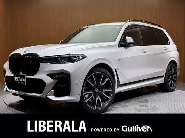 ＢＭＷ Ｘ７ xDrive35d Mスポーツ 千葉県 2020(令2)年 5.7万km ミネラルホワイト サンルーフ　/２列目コンフォートシート　/リアエンターテイメント　/ｈａｒｍａｎｋａｒｄｏｎ　/ＯＰ２２インチＡＷ　/茶革シート　/シートヒーター　/ベンチレーション　/電動リアゲート　/パーキングアシストプラス