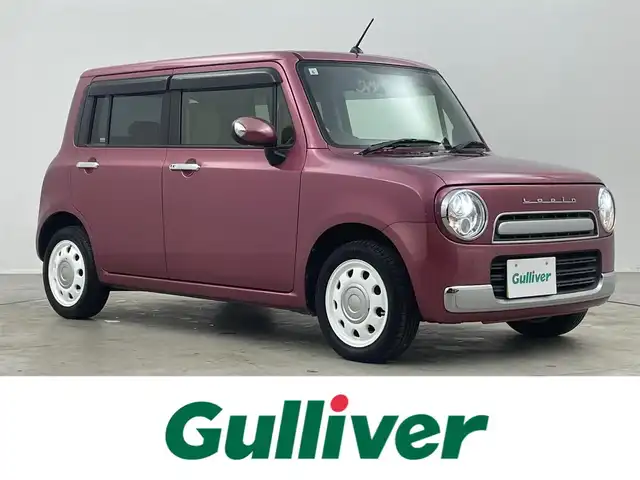 スズキ ラパン ショコラ X 埼玉県 2013(平25)年 4.4万km カシスピンクパールメタリック 純正ナビ/ ワンセグTV　Bluetooth iPod/バックカメラ/レザーシート/オートライト/ETC/プッシュスタート/スマートキー/純正フロアマット/電動格納ミラー/純正アルミホイール