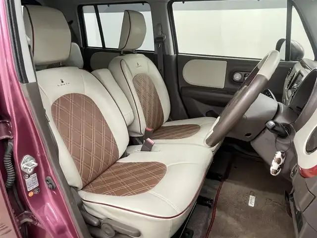 スズキ ラパン ショコラ X 埼玉県 2013(平25)年 4.4万km カシスピンクパールメタリック 純正ナビ/ ワンセグTV　Bluetooth iPod/バックカメラ/レザーシート/オートライト/ETC/プッシュスタート/スマートキー/純正フロアマット/電動格納ミラー/純正アルミホイール