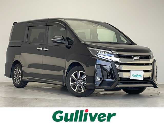 トヨタ ノア Si ダブルバイビー 愛知県 2018(平30)年 4.8万km ブラック 衝突被害軽減ブレーキ/純正10.4インチSDナビ（あり）/フリップダウンモニター/両側パワースライドドア/クルーズコントロール/フルセグTV/CD DVD/Bluetooth/バックカメラ/純正アルミホイール/LEDヘッドライト/リアオートエアコン/オートマチックハイビーム/ETC2.0/ステアリングスイッチ/スマートキー/プッシュスタート