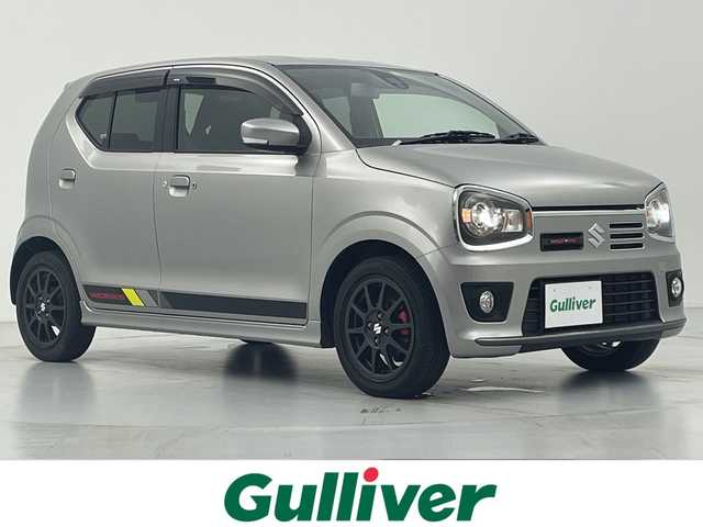 スズキ アルト ワークス 愛知県 2016(平28)年 4.1万km スチールシルバーM 純正ナビ(CN-E202Z)/・CD/・AM/FM/・ワンセグテレビ/衝突軽減ブレーキ/ETC/プッシュスタート/スマートキー/純正15インチアルミホイール/RECAROシート/キセノンヘッドライト/オートライト/ドアバイザー/純正フロアマット