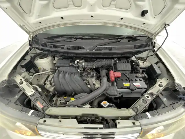日産 キューブ アクシス 群馬県 2013(平25)年 3万km ブリリアントホワイトパール ・純正CDデッキ/・AM/FM/・AUX/・CD/・HID/・アイドリングストップ/・オートエアコン/・フォグランプ/・ETC/・プッシュスタート/・スマートキー/・スペアキー/・ベンチシート/・純正フロアマット/・社外アルミホイール/・電動格納ミラー/・ワンオーナー/・禁煙車