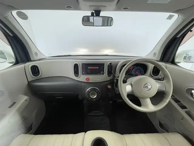 日産 キューブ アクシス 群馬県 2013(平25)年 3万km ブリリアントホワイトパール ・純正CDデッキ/・AM/FM/・AUX/・CD/・HID/・アイドリングストップ/・オートエアコン/・フォグランプ/・ETC/・プッシュスタート/・スマートキー/・スペアキー/・ベンチシート/・純正フロアマット/・社外アルミホイール/・電動格納ミラー/・ワンオーナー/・禁煙車