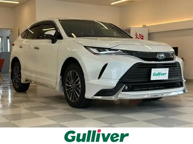 トヨタ ハリアー ハイブリッド G 岐阜県 2024(令6)年 0.3万km プラチナホワイトパールマイカ MODELISTAフルエアロ/Toyota Safety Sense/純正12.3インチナビ/フルセグテレビ/バックカメラ/MiraCast/Bluetooth/前後ドライブレコーダー/ETC2.0/デジタルインナーミラー/レーダークルーズコントロール/コーナーセンサー/プッシュスタート/スマートキー/スペアキー/オートエアコン/オートライト/オートマチックハイビーム/LEDヘッドライト