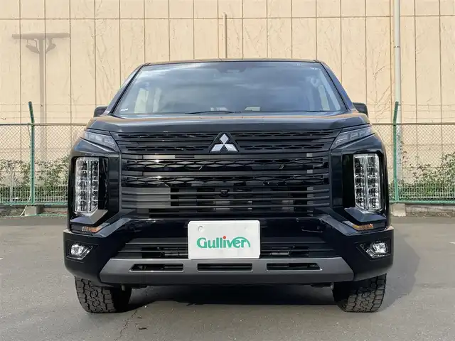 三菱 デリカＤ：５ シャモニー 東京都 2024(令6)年 0.1万km ブラックダイヤモンド Air17インチアルミホイール/BIG-X11型ナビ/ハーフレザーシート/BSM/両側パワースライドドア/純正LEDヘッドライト/パワーシート/シートヒーター/パワーバックドア/オートステップ/バックカメラ