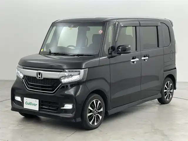 ホンダ Ｎ ＢＯＸ カスタム G L ホンダセンシング 福岡県 2020(令2)年 5.4万km クリスタルブラックパール ワンオーナー/社外ナビ（ＢＴ，フルセグＴＶ）　/バックカメラ　/ビルトインＥＴＣ　/ＡＣＣ　/ホンダセンシング　/衝突軽減ブレーキ　/レーンキープ　/横滑り防止　/片側電動スライドドア　/シートヒーター　/純正１４インチＡＷ　/ＬＥＤ