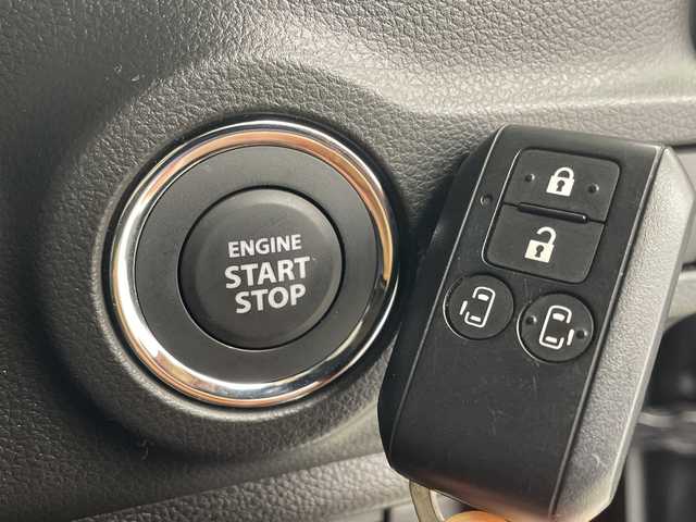 スズキ スペーシア カスタム HYBRID XS 群馬県 2024(令6)年 0.4万km ブルーイッシュブラックパール3 純正9型ナビ 全周囲カメラ 衝突被害軽減ブレーキ　アダプティブクルーズコントロール　両側電動スライドドア　ハンドルヒーター　ヘッドアップディスプレイ　ステアリングヒーター　電動パーキング 禁煙車