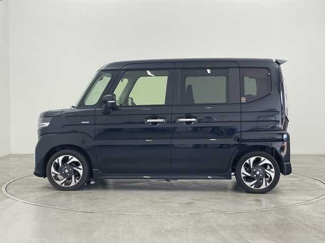スズキ スペーシア カスタム HYBRID XS 群馬県 2024(令6)年 0.4万km ブルーイッシュブラックパール3 純正9型ナビ 全周囲カメラ 衝突被害軽減ブレーキ　アダプティブクルーズコントロール　両側電動スライドドア　ハンドルヒーター　ヘッドアップディスプレイ　ステアリングヒーター　電動パーキング 禁煙車
