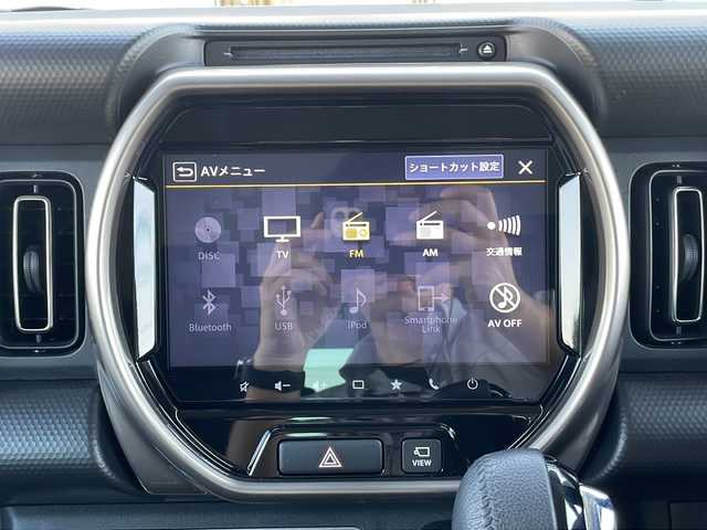 スズキ ハスラー HYBRID X ターボ 富山県 2022(令4)年 0.7万km オフブルーメタリック/ガンメタリック2トーンルーフ 4WD/ターボ/デュアルブレーキサポート/レーンキープアシスト/レーダークルーズコントロール/クリアランスソナー/全方位カメラ/純正9インチナビ/フルセグ/ETC/前席シートヒーター/前後ドライブレコーダー/ダウンヒルアシスト/スペアキー