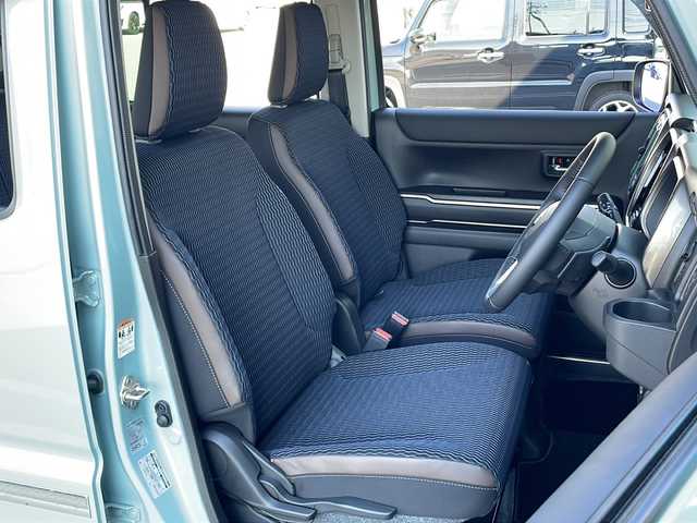 スズキ ハスラー HYBRID X ターボ 富山県 2022(令4)年 0.7万km オフブルーメタリック/ガンメタリック2トーンルーフ 4WD/ターボ/デュアルブレーキサポート/レーンキープアシスト/レーダークルーズコントロール/クリアランスソナー/全方位カメラ/純正9インチナビ/フルセグ/ETC/前席シートヒーター/前後ドライブレコーダー/ダウンヒルアシスト/スペアキー