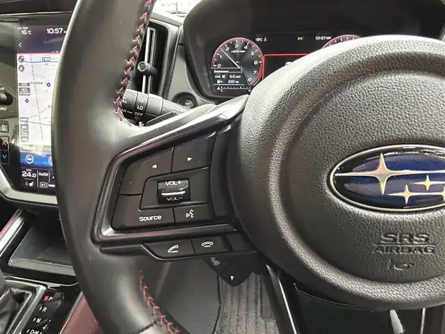 スバル レヴォーグ 1．8STIスポーツ EX 愛知県 2020(令2)年 1.3万km クリスタルホワイトP ワンオーナー/メモリナビ/フルセグテレビ/全方位カメラ/ETC/プッシュスタート/スマートキー/レーダークルーズコントロール/LEDヘッドランプ/HID/革シート、パワーシート/パワーテールゲート