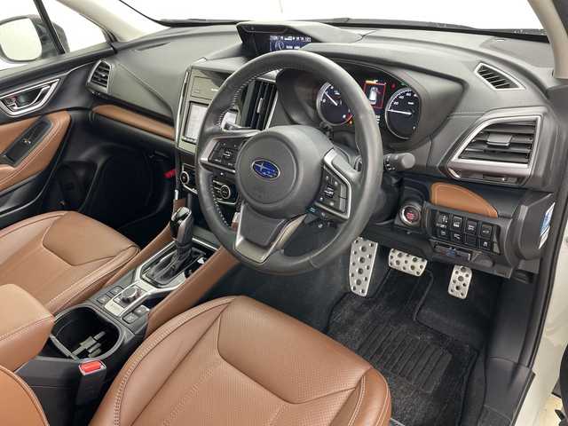 スバル フォレスター ハイブリッド アドバンス 道央・札幌 2021(令3)年 3.6万km クリスタルホワイトP ・ワンオーナー/・4WD/・社外ナビ&CD&DVD&BT&TV/・バックカメラ/・アイサイト/・パワーバックドア/・レザーシート/・前席シートヒーター/・前席パワーシート/・ステアリングヒーター/・ドアミラーヒーター/・デジタルインナーミラー/・純正前後ドライブレコーダー/・LEDヘッドライト/・オートライト/・スマートキー/・スペアキー
