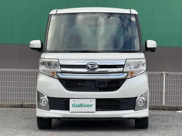 ダイハツ タント カスタム RS SA 千葉県 2014(平26)年 8.5万km パールホワイトⅢ 純正メモリナビ（FM/AM/CD/DVD/Bluetooth）/ワンセグTV/ETC/両側パワースライド/前方ドライブレコーダー/ワンオーナー/LEDヘッドライト/フォグランプ/純正アルミホイール/ISOFIX/保証書/取扱説明書/スペアキー/スマートキー/プッシュスタート