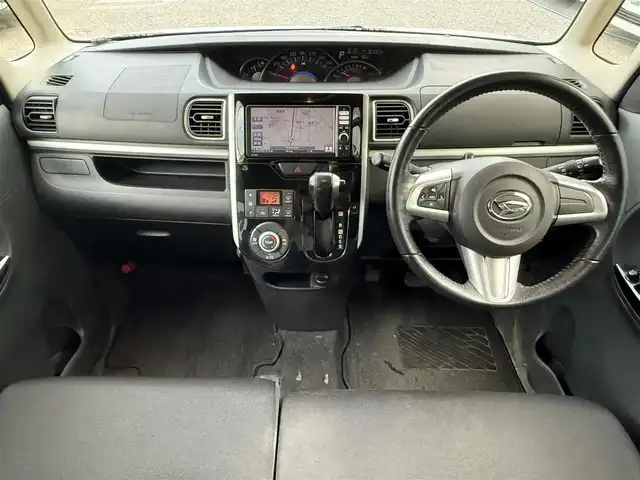 ダイハツ タント カスタム RS SA 千葉県 2014(平26)年 8.5万km パールホワイトⅢ 純正メモリナビ（FM/AM/CD/DVD/Bluetooth）/ワンセグTV/ETC/両側パワースライド/前方ドライブレコーダー/ワンオーナー/LEDヘッドライト/フォグランプ/純正アルミホイール/ISOFIX/保証書/取扱説明書/スペアキー/スマートキー/プッシュスタート