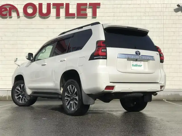 トヨタ ランドクルーザー プラド TX Lパッケージ 富山県 2021(令3)年 4.2万km ホワイトパールクリスタルシャイン 4WD/サンルーフ/純正ナビ/フルセグTV/Bluetooth/バックカメラ/ドライブレコーダー/プリクラッシュセーフティ/クリアランスソナー/コーナーセンサー/レーダークルーズコントロール/レザーシート/パワーシート/シートヒーター／エアシート/ルーフレール/ETC