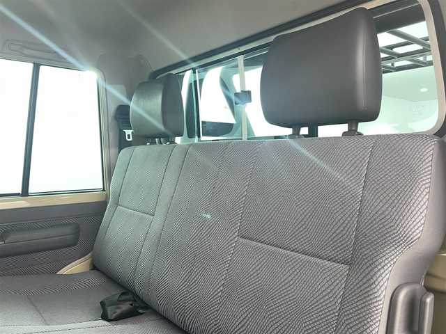 トヨタ ランドクルーザー 福島県 2015(平27)年 0.7万km ベージュ ５ＭＴ/パートタイム４ＷＤ/社外16inアルミホイール/マッドタイヤ（GEOLANDAR）/デジタルインナーミラー/バックカメラ（ミラー）/フロントバンパーガード　/荷台ロールバー/フェンダーミラー　/ＥＴＣ　/保証書/・取扱説明書