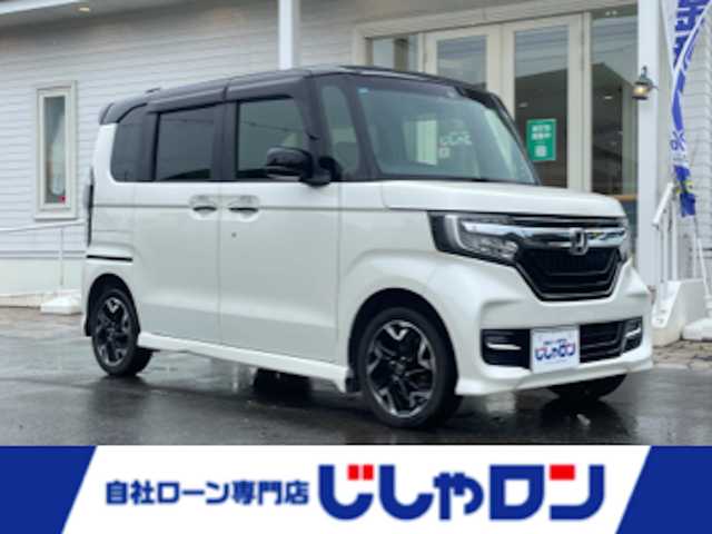 ホンダ Ｎ ＢＯＸ カスタム G EX ターボ ホンダセンシング 秋田県 2017(平29)年 13.3万km プレミアムホワイトパールⅡ (株)IDOMが運営する【じしゃロン秋田店】の自社ローン対象車両になります。こちらは現金またはオートローンご利用時の価格です。自社ローンご希望の方は別途その旨お申付け下さい/メモリナビ/フルセグテレビ/バックカメラ/ウィンカーミラー/クルーズコントロール/ドアバイザー/プッシュスタート/両側パワースライドドア/ETC/スマートキー/シートヒーター/スマートキー