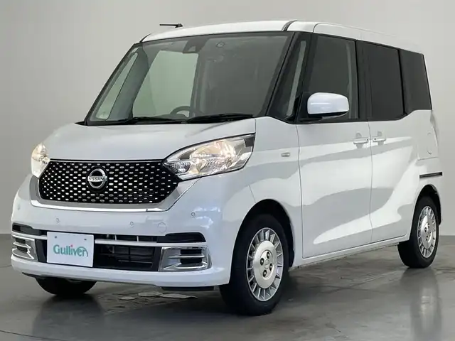日産 デイズ ルークス ボレロ 愛知県 2019(平31)年 5.5万km ホワイトパール 社外ナビ/フルセグTV/Bluetooth/アラウンドビューモニター/ETC/片側パワースライドドア/コーナーセンサー/衝突軽減ブレーキ/禁煙車/スタッドレスタイヤ積込/レーザー調シート