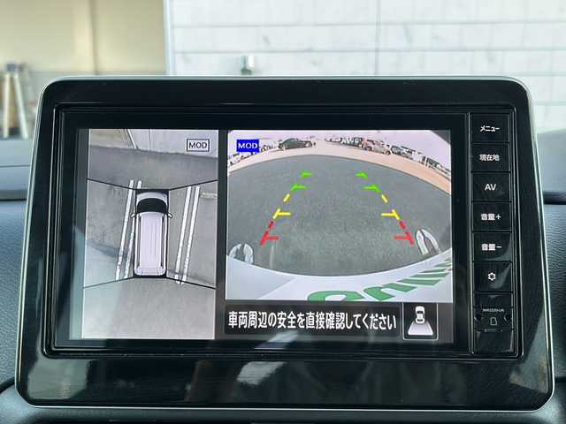 三菱 デリカミニ T プレミアム 富山県 2023(令5)年 0.7万km アメジストブラック/シルキーホワイト 4WD/ワンオーナー/デジタルインナーミラー/e-Assist/衝突被害軽減ブレーキ/踏み間違い衝突防止アシスト/オートマチックハイビーム/標識認識システム/先行車発進通知/車線逸脱警報システム/車線逸脱防止支援機能/ふらつき警報/レーダークルーズコントロール/クリアランスソナー/社外SDナビ/フルセグ/全方位カメラ/両側パワースライドドア/キックモーションセンサー/ステアリングヒーター/シートヒーター/ルーフキャリア/マッドタイヤ/ブロックタイヤ/ラゲッドテレーン/マッドガード