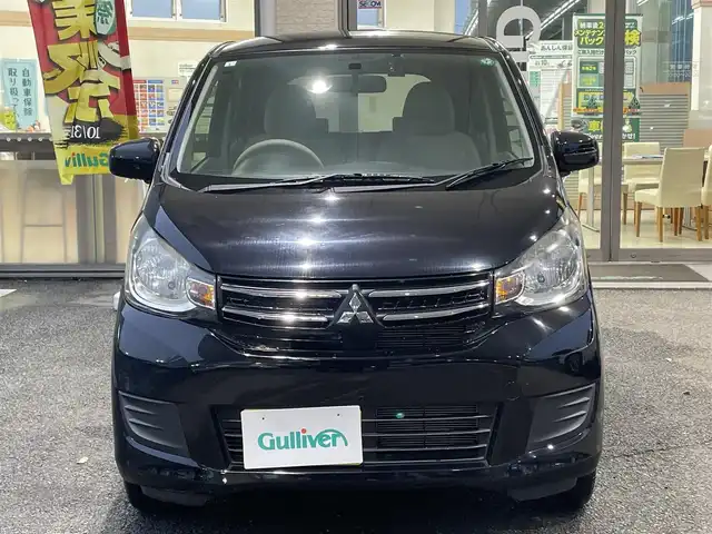 三菱 ｅＫワゴン E 熊本県 2019(平31)年 0.8万km アメジストブラック 社外ケンウッド製オーディオ（U340）/ドライブレコーダー/右前席シートヒーター/横滑り防止装置/キーレス/フロアマット/ドアバイザー/新車保証書/取扱説明書