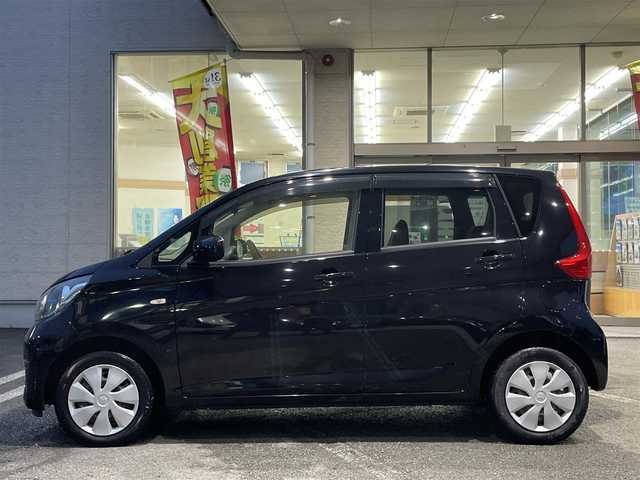 三菱 ｅＫワゴン E 熊本県 2019(平31)年 0.8万km アメジストブラック 社外ケンウッド製オーディオ（U340）/ドライブレコーダー/右前席シートヒーター/横滑り防止装置/キーレス/フロアマット/ドアバイザー/新車保証書/取扱説明書