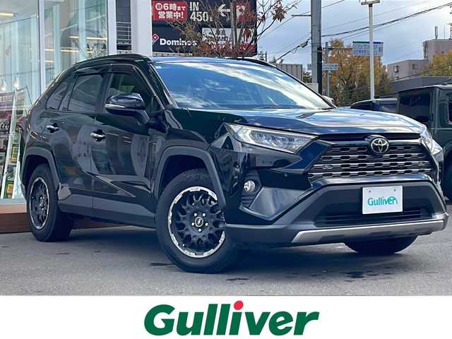 トヨタ ＲＡＶ４ G Zパッケージ 道央・札幌 2021(令3)年 8万km アティチュードブラックマイカ ・４WD/・ワンオーナー/・衝突軽減ブレーキ/・寒冷地仕様/・純正ナビ/　CD＆DVD＆BT＆HDMI＆TV/・バックカメラ/・コーナーセンサー/・レーンキープアシスト/・ブラインドスポットモニター/・デジタルインナーミラー/・パワーシート/・レザーシート/・パワーバックドア/・シートヒーター/・ダウンヒルアシスト/・レーダークルーズコントロール/・オートリトラミラー/・オートライト/・オートエアコン/・プッシュスタート/・スマートキー/・ワイパー熱線/・ステアリングヒーター/・純正AW＆夏タイヤ積込/・純正エンジンスターター/・ビルトインETC/・MT付きAT/・純正フロアマット/・ドアバイザー/・ウィンカーミラー/・フォグライト/・LEDヘッドライト/・スペアキー