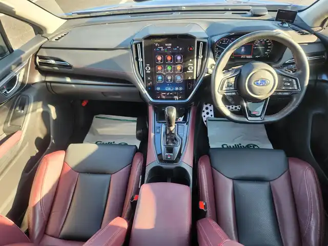 スバル レヴォーグ 1．8STIスポーツ EX 岩手県 2021(令3)年 2.7万km WRブルーパール 4WD/純正11.6型ナビ/フルセグTV/ハンズフリーパワーバックドア/バックモニター/ビルトインETC/全車速追従機能付クルーズコントロール/衝突被害軽減ブレーキ/後退時ブレーキアシスト/車線逸脱防止支援システム/前後誤発進抑制/渋滞時ハンズオフアシスト/車線変更支援/カーブ前抑制機能/料金所前速度制御/スマートリアビューミラー/ステアリング連動フルLEDヘッドランプ/革巻きステアリング/パドルシフト/本革シート/全席シートヒーター/前席パワーシート/運転席ポジションメモリー/純正18インチアルミホイール/スマートキー/プッシュエンジンスタート/禁煙車