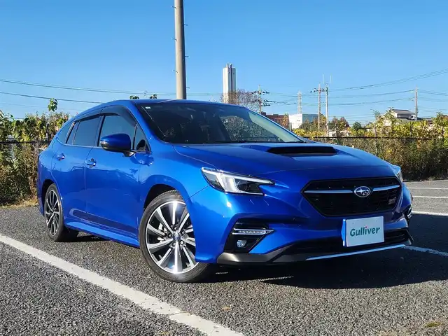 スバル レヴォーグ 1．8STIスポーツ EX 岩手県 2021(令3)年 2.7万km WRブルーパール 4WD/純正11.6型ナビ/フルセグTV/ハンズフリーパワーバックドア/バックモニター/ビルトインETC/全車速追従機能付クルーズコントロール/衝突被害軽減ブレーキ/後退時ブレーキアシスト/車線逸脱防止支援システム/前後誤発進抑制/渋滞時ハンズオフアシスト/車線変更支援/カーブ前抑制機能/料金所前速度制御/スマートリアビューミラー/ステアリング連動フルLEDヘッドランプ/革巻きステアリング/パドルシフト/本革シート/全席シートヒーター/前席パワーシート/運転席ポジションメモリー/純正18インチアルミホイール/スマートキー/プッシュエンジンスタート/禁煙車