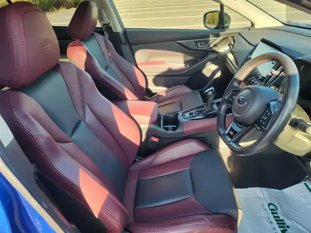 スバル レヴォーグ 1．8STIスポーツ EX 岩手県 2021(令3)年 2.7万km WRブルーパール 4WD/純正11.6型ナビ/フルセグTV/ハンズフリーパワーバックドア/バックモニター/ビルトインETC/全車速追従機能付クルーズコントロール/衝突被害軽減ブレーキ/後退時ブレーキアシスト/車線逸脱防止支援システム/前後誤発進抑制/渋滞時ハンズオフアシスト/車線変更支援/カーブ前抑制機能/料金所前速度制御/スマートリアビューミラー/ステアリング連動フルLEDヘッドランプ/革巻きステアリング/パドルシフト/本革シート/全席シートヒーター/前席パワーシート/運転席ポジションメモリー/純正18インチアルミホイール/スマートキー/プッシュエンジンスタート/禁煙車