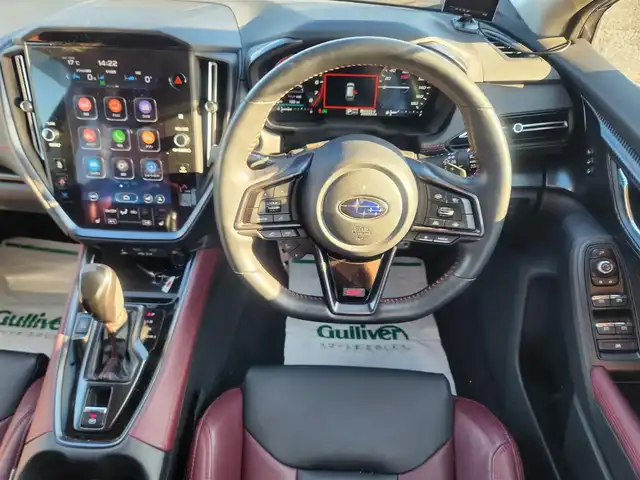 スバル レヴォーグ 1．8STIスポーツ EX 岩手県 2021(令3)年 2.7万km WRブルーパール 4WD/純正11.6型ナビ/フルセグTV/ハンズフリーパワーバックドア/バックモニター/ビルトインETC/全車速追従機能付クルーズコントロール/衝突被害軽減ブレーキ/後退時ブレーキアシスト/車線逸脱防止支援システム/前後誤発進抑制/渋滞時ハンズオフアシスト/車線変更支援/カーブ前抑制機能/料金所前速度制御/スマートリアビューミラー/ステアリング連動フルLEDヘッドランプ/革巻きステアリング/パドルシフト/本革シート/全席シートヒーター/前席パワーシート/運転席ポジションメモリー/純正18インチアルミホイール/スマートキー/プッシュエンジンスタート/禁煙車