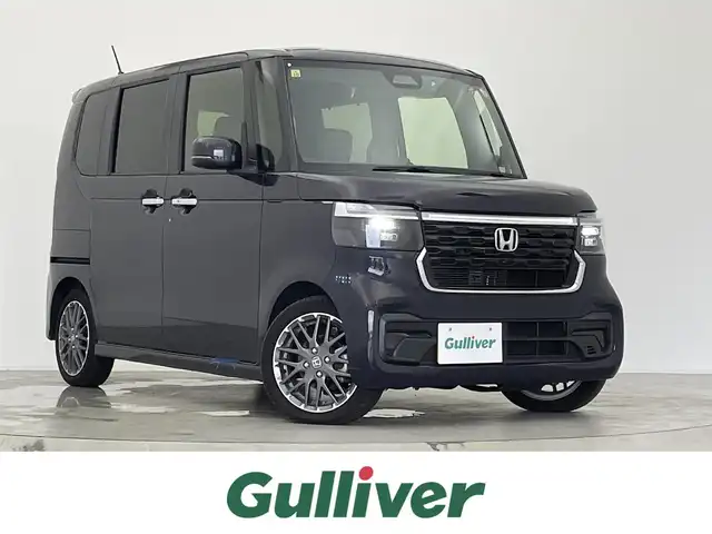 ホンダ Ｎ ＢＯＸ カスタム ターボ 宮城県 2023(令5)年 0.5万km トワイライトミストブラックパール 純正ナビ/両側パワースライドドア/ハンズフリーオートスライドドア/マルチビューカメラシステム/ホンダセンシング/・衝突軽減ブレーキ/・路外逸脱抑制機能/・アダプティブクルーズコントロール/・車線維持支援システム/・誤発進抑制機能(FR)/・オートハイビーム/前席シートヒーター/本革巻ステアリング/ステアリングスイッチ/パドルシフト/プッシュスタート/スマートキー×２/LEDヘッドライト/シーケンシャルターンランプ/電子制御パーキングブレーキ/オートブレーキホールド機能/純正15インチAW