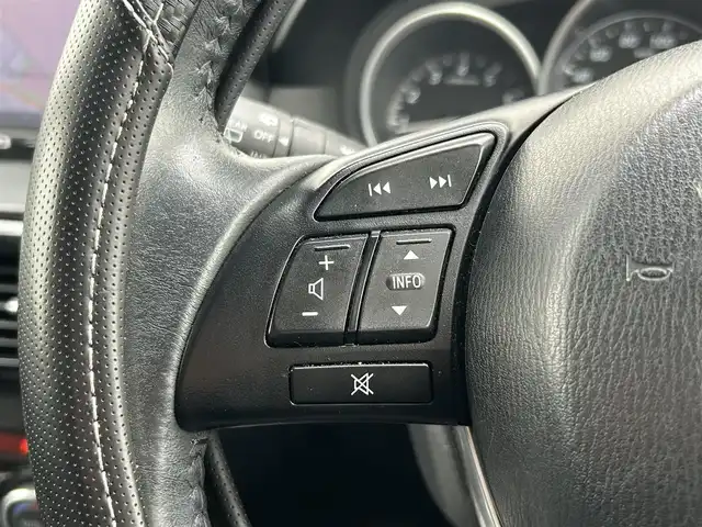 マツダ ＣＸ－５ 25S Lパッケージ 群馬県 2014(平26)年 9.1万km クリスタルホワイトパールマイカ 社外メモリナビ（CA9PA）/　BTオーディオ、USB、HDMI、FM/AM/ワンセグTV/BOSEサウンドスピーカー/バックカメラ、左サイドカメラ/レザーシート/シートヒーター（運転席、助手席）/パワーシート（運転席）/クルーズコントロール/TCS（トラクションコントロール）/RVM（リヤビークルモニタリングシステム）/AFS（アダプティブフロントライティングシステム）/i-stop/前側ドライブレコーダー/ビルトインETC/電動格納ミラー/プッシュスタート/純正フロアマット/ドアバイザー/社外17インチアルミホイール/社外グリル
