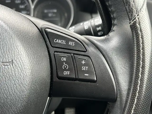 マツダ ＣＸ－５ 25S Lパッケージ 群馬県 2014(平26)年 9.1万km クリスタルホワイトパールマイカ 社外メモリナビ（CA9PA）/　BTオーディオ、USB、HDMI、FM/AM/ワンセグTV/BOSEサウンドスピーカー/バックカメラ、左サイドカメラ/レザーシート/シートヒーター（運転席、助手席）/パワーシート（運転席）/クルーズコントロール/TCS（トラクションコントロール）/RVM（リヤビークルモニタリングシステム）/AFS（アダプティブフロントライティングシステム）/i-stop/前側ドライブレコーダー/ビルトインETC/電動格納ミラー/プッシュスタート/純正フロアマット/ドアバイザー/社外17インチアルミホイール/社外グリル