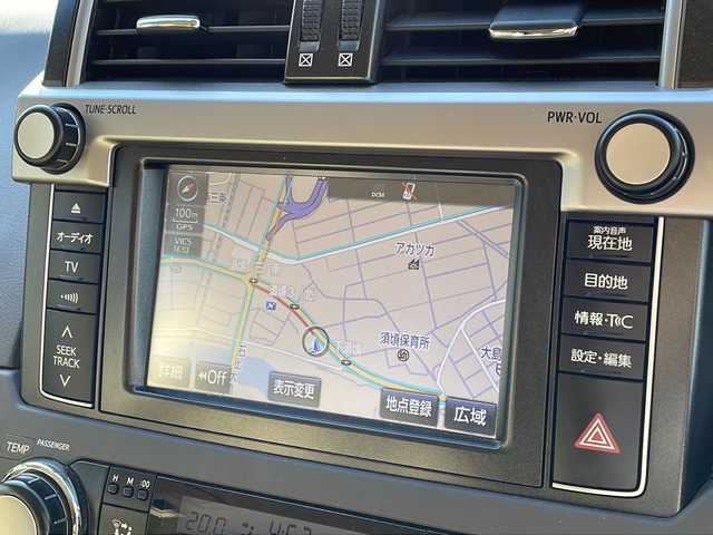 トヨタ ランドクルーザー プラド TX Lパッケージ 新潟県 2015(平27)年 5.2万km ホワイトパールクリスタルシャイン ワンオーナー/エンジンスターター/冬タイヤ積載/純正SDナビ/（DTV/DVD/Bluetooth）/フロントカメラ/サイドカメラ/バックカメラ/４WD/センターデフロック/クルーズコントロール/コーナーセンサー/ビルドインETC/ドライブレコーダー/自動防眩ミラー/ベージュレザーシート/前席シートヒーター/前席電動シート/オートライト/フォグランプ/ウィンカーミラー/ドアバイザー/スペアキー×１