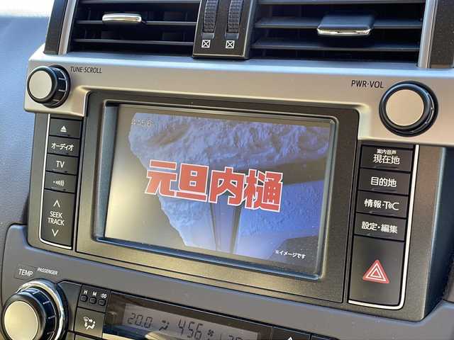 トヨタ ランドクルーザー プラド TX Lパッケージ 新潟県 2015(平27)年 5.2万km ホワイトパールクリスタルシャイン ワンオーナー/エンジンスターター/冬タイヤ積載/純正SDナビ/（DTV/DVD/Bluetooth）/フロントカメラ/サイドカメラ/バックカメラ/４WD/センターデフロック/クルーズコントロール/コーナーセンサー/ビルドインETC/ドライブレコーダー/自動防眩ミラー/ベージュレザーシート/前席シートヒーター/前席電動シート/オートライト/フォグランプ/ウィンカーミラー/ドアバイザー/スペアキー×１