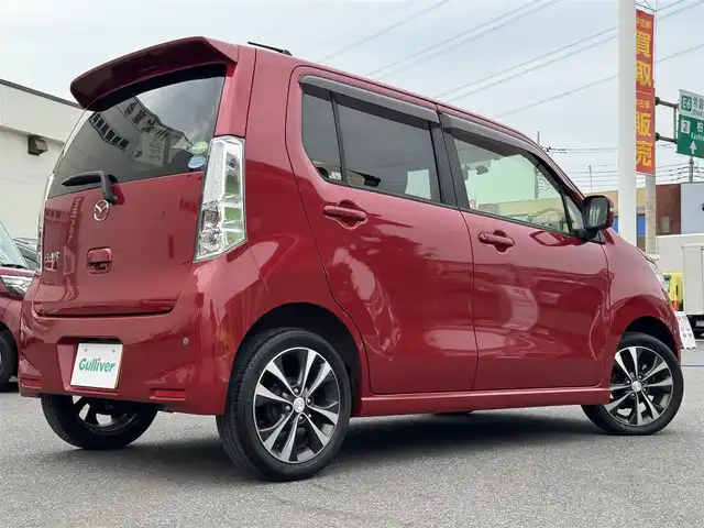 マツダ フレア カスタムスタイル XT 千葉県 2013(平25)年 1.2万km フェニックスレッドP 社外メモリーナビ/DVD再生機能/Bluetooth/フルセグTV/バックカメラ/ETC/ターボ車/純正アルミホイール/純正フロアマット/ハーフレザーシート/革巻きステアリング/プッシュスタート/スマートキー