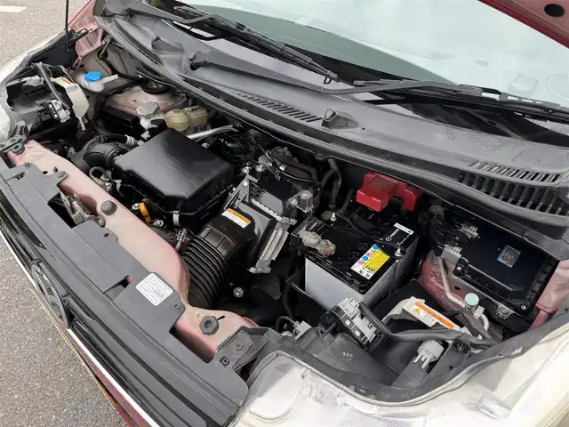 マツダ フレア カスタムスタイル XT 千葉県 2013(平25)年 1.2万km フェニックスレッドP 社外メモリーナビ/DVD再生機能/Bluetooth/フルセグTV/バックカメラ/ETC/ターボ車/純正アルミホイール/純正フロアマット/ハーフレザーシート/革巻きステアリング/プッシュスタート/スマートキー