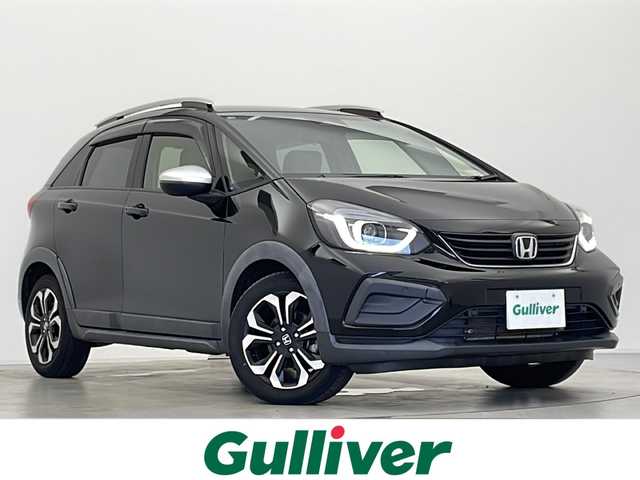 ホンダ フィット クロスター 宮城県 2020(令2)年 2.7万km クリスタルブラックパール 純正ナビ/バックカメラ/純正エンジンスターター/ルーフレール/前後コーナーセンサー　/ホンダセンシング　/　・アダプティブクルーズコントロール　/　・路外逸脱抑制機能　/　・踏み間違い抑制　/　・横滑り防止装置　/オートライト　/ＬＥＤライト　/ライトレベライザー/ステアリングスイッチ/純正フロアマット/サイドバイザー　/純正アルミホイール