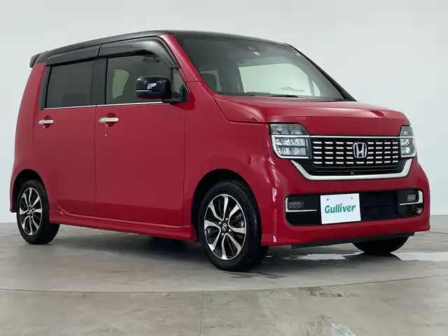 ホンダ Ｎ ＷＧＮ カスタム L ホンダセンシング 鹿児島県 2020(令2)年 3.5万km ミラノレッド 純正SDナビ/（AM/FM/CD/DVD/Bluetooth）/フルセグテレビ/バックカメラ/ホンダセンシング/レーダークルーズコントロール/オートライト/オートホールド/フロアマット/ステアリングスイッチ/LEDヘッドライト/スマートキー