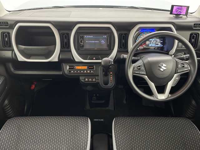 スズキ ハスラー HYBRID G 秋田県 2023(令5)年 2.2万km クールカーキパールメタリック/ソフトベージュメタリック 4WD/社外ナビ　/AM/FM/CD/DVD/Bluetooth/ワンセグTV/衝突被害軽減システム　　/レーダークルーズコントロール　/レーンキープアシスト　/横滑り防止装置　/前席シートヒーター　/前後ドライブレコーダー/ETC　/LEDヘッドライト　/スペアキー　/スマートキー/グリップコントロール/スノーモード/ダウンヒルアシストコントロール/USB入力端子