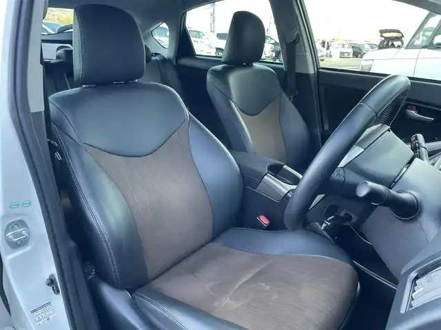 トヨタ プリウス G 香川県 2014(平26)年 9.2万km ホワイトパールクリスタルシャイン 純正メモリ７型ナビ/バックカメラ/クルーズコントロール/ビルトインＥＴＣ/ハーフレザーシート/Ｄ席パワーシート/ステアリングリモコン/オートライト/ＨＩＤヘッドライト/フォグライト/スマートキー/純正フロアマット/純正ドアバイザー