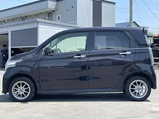 ホンダ Ｎ ＷＧＮ カスタム G Aパッケージ 道央・札幌 2014(平26)年 2.6万km プレミアムゴールドパープルパール ４WD/純正オーディオ/AM/FM/CD/AUX/シティブレーキアクティブシステム/横滑り防止装置/クルーズコントロール/革巻きステアリング/プッシュスタート/スマートキー/HIDヘッドライト/オートライト/フォグランプ/電動格納ミラー/ヒーテッドドアミラー/ウィンカーミラー/純正フロアマット