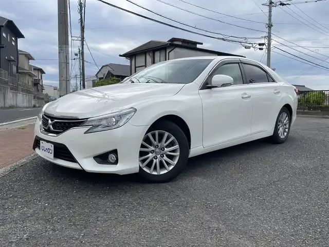 トヨタ マークＸ 250G 福岡県 2014(平26)年 7.1万km ホワイトパールクリスタルシャイン (株)IDOMが運営する【じしゃロン八幡西店】の自社ローン専用車両になります。こちらは現金またはオートローンご利用時の価格です。自社ローンご希望の方は別途その旨お申付け下さい/社外ナビ　(X008V)/【Bluetooth・フルセグ・DVD・CD】/前後ドライブレコーダー　/レーダー探知機　/バックカメラ/ＥＴＣ　/運転席パワーシート　/純正アルミホイール　/全窓パワーウィンドウ　/オートライト/フォグランプ　
