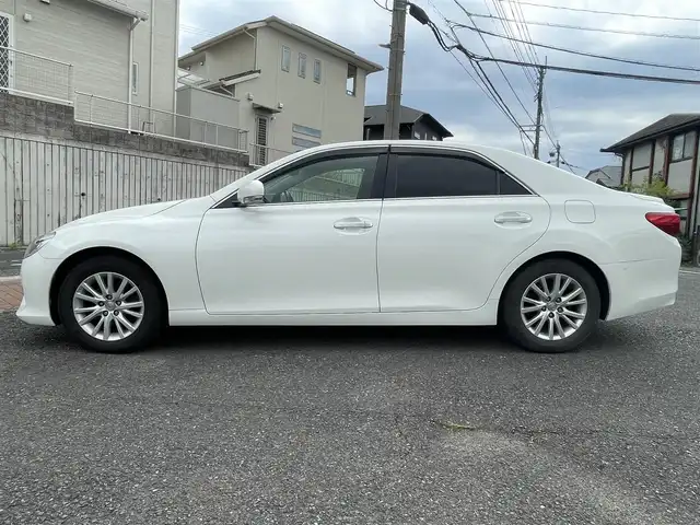 トヨタ マークＸ 250G 福岡県 2014(平26)年 7.1万km ホワイトパールクリスタルシャイン (株)IDOMが運営する【じしゃロン八幡西店】の自社ローン専用車両になります。こちらは現金またはオートローンご利用時の価格です。自社ローンご希望の方は別途その旨お申付け下さい/社外ナビ　(X008V)/【Bluetooth・フルセグ・DVD・CD】/前後ドライブレコーダー　/レーダー探知機　/バックカメラ/ＥＴＣ　/運転席パワーシート　/純正アルミホイール　/全窓パワーウィンドウ　/オートライト/フォグランプ　